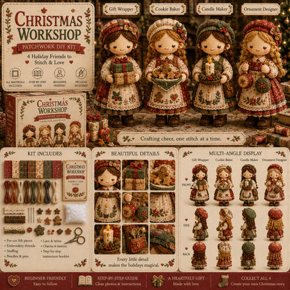 Poslední den: Využijte slevu 49 %!  Miniaturní patchworková sada ze série Miniature World.