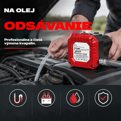 🚗🛢️【1 sada, prenosné 12V čerpadlo】Elektrická pumpa na výmenu oleja – rýchle, čisté a bez namáhania.