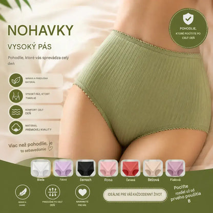 【35-100KG】(8 položiek) Posledný deň 50% zľava - Antibakteriálne vodotesné nohavičky s vysokým pásom