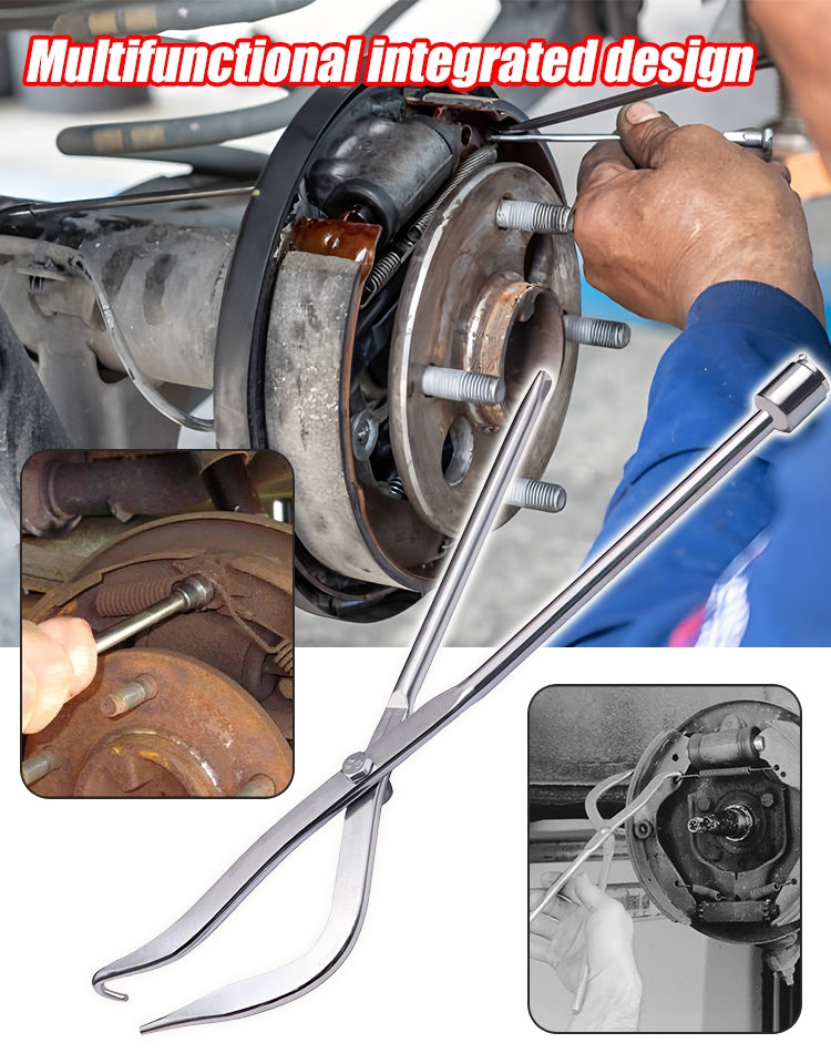 🛠️ Alicates para muelles de freno de tambor: herramienta para el montaje e instalación de muelles de zapatas de freno, ideal para la reparación y el ajuste de frenos de tambor en automóviles 🚗🔧