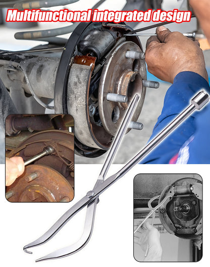 🛠️ Alicates para muelles de freno de tambor: herramienta para el montaje e instalación de muelles de zapatas de freno, ideal para la reparación y el ajuste de frenos de tambor en automóviles 🚗🔧