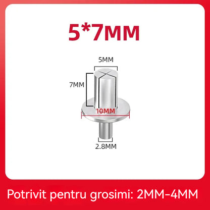 【100/200/300 ks】🔧 Hliníkové rozšiřitelné nýty s úderovým trnem – rychlé a bezpečné upevnění bez námahy!🔩
