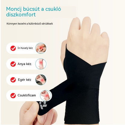 🏋️‍💪【Bal kéz + Jobb kéz】Légáteresztő és nyomás alatt megerősített vékony csuklópánt sporthoz és fitneszhez