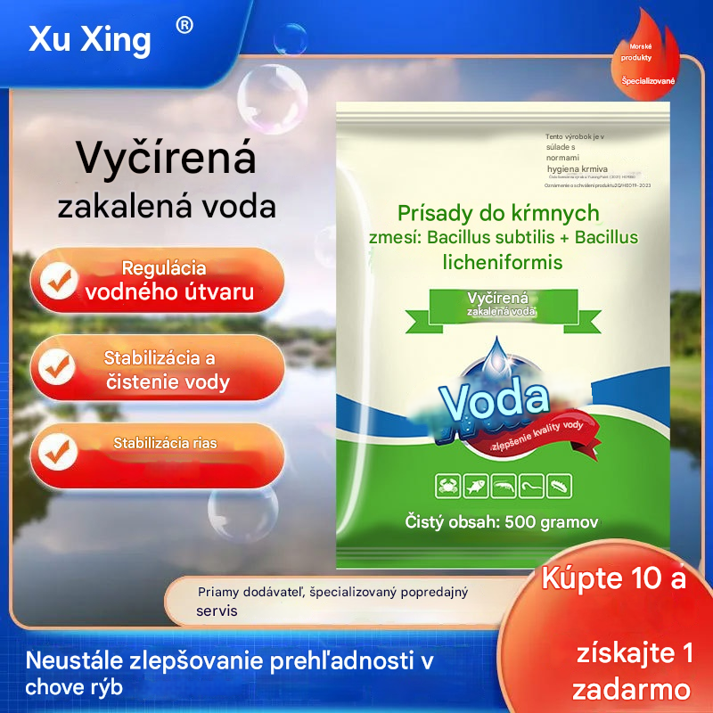 🐟🌊🔬500g Prémiový prášok do jazierka | Čistič vody a kontrola rias 🐟🌊🔬