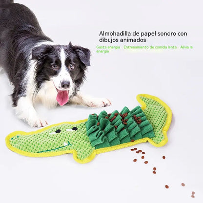 Alfombrilla olfativa para perros, juguete educativo y antiestrés para mascotas.