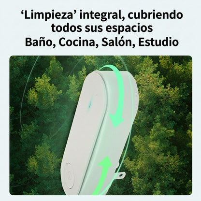 🏠✅ Purificador de aire doméstico con iones negativos, elimina el formaldehído y el olor a humo.
