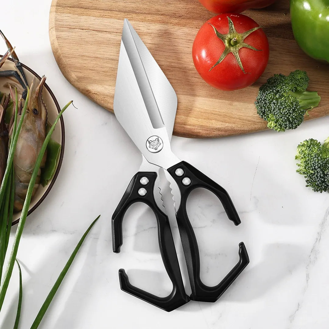 🔥χαμηλή τιμή και καυτή πώληση🔥🍗✂️Πολυλειτουργικό ψαλίδι κουζίνας βαρέως τύπου💯Κοπή κρέατος και οστών