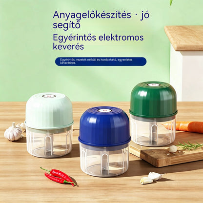 👍👍Hatékony és vezeték nélküli mini elektromos aprító