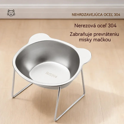 🐶 Ortopedická miska s 15° sklonom — pomáha pri prirodzenom držaní tela a pohodlnejšom kŕmení pre malé plemená.