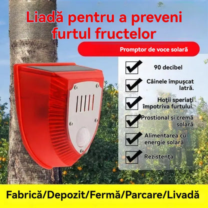 👏👏Svetlo solárneho bezpečnostného alarmu