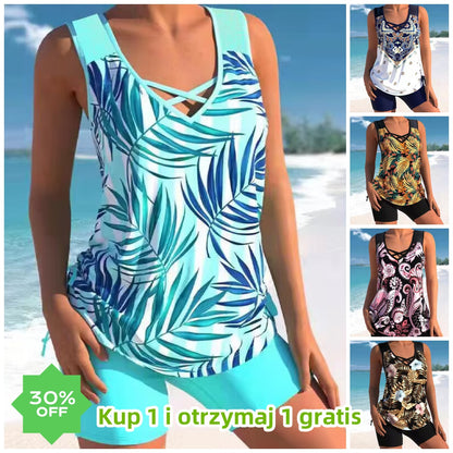 🩱【50% OFF】【S-5XL】🩱Dvojdielne plavky s etnickou potlačou 🌊