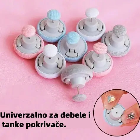 ✨ 【40 kom】Držač za Pokrivač - Stabilan i Lako za Korištenje! 📍Univerzalno za debele i tanke pokrivače.