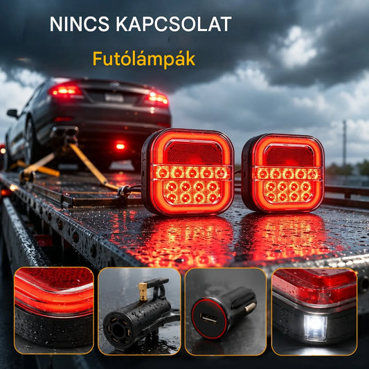 【Sürgősségi szükségletek】🚦 LED-es lámpák autó utánfutóhoz
