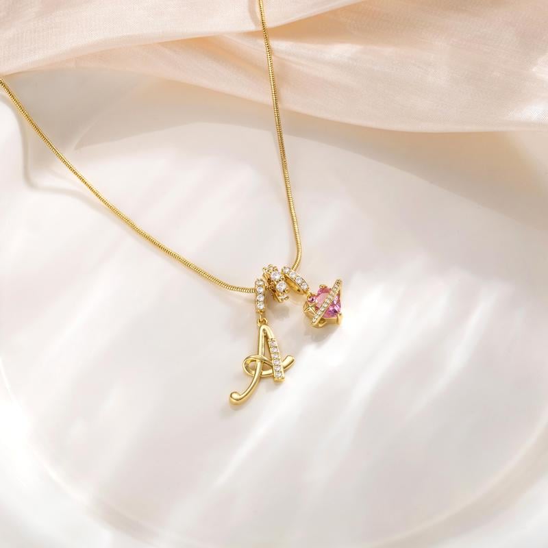 💖Τελευταία μέρα, 50% έκπτωση✨Κολιέ με τρία επίπεδα γραμμάτων A-Z🎀