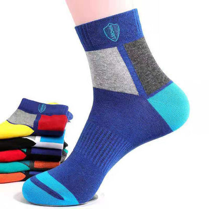 🧦【10 pár】Lélegző, szagálló és izzadságelnyelő sportzokni férfiaknak