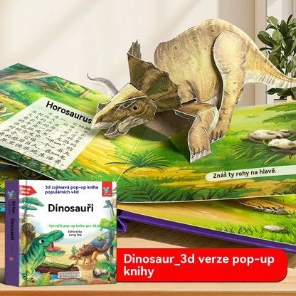 【Kupte 2, získejte 2 zdarma】4 kusy 🎁🎁 3D vyskakovací kniha se zvířaty