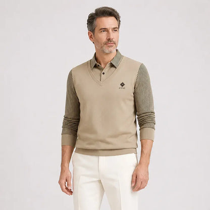 🔥👔【M-4XL】Moški dvodelni komplet iz vrhunskega kašmirja