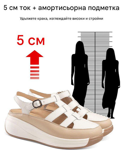 【35-40】2026 нови обувки на платформа, меки неплъзгащи се подметки, дизайн с кръгли пръсти не притиска краката и няма да сте уморени след ходене през целия ден!