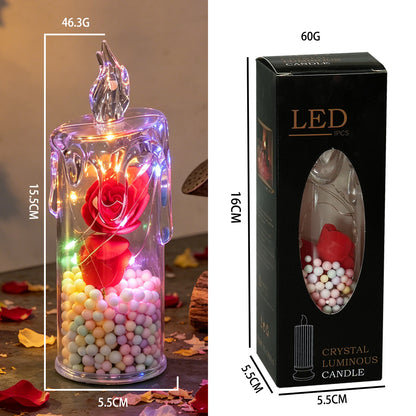 🌹Realistické ružové sviečky – LED ruže na batérie, bez dymu na bytové dekorácie, svadby, večierky a darčeky ✨