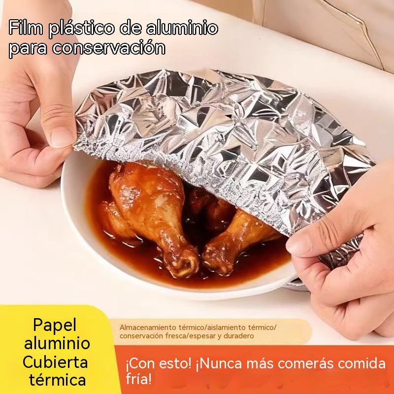 [20 artículos] Cubierta térmica desechable de papel de aluminio de grado alimentario