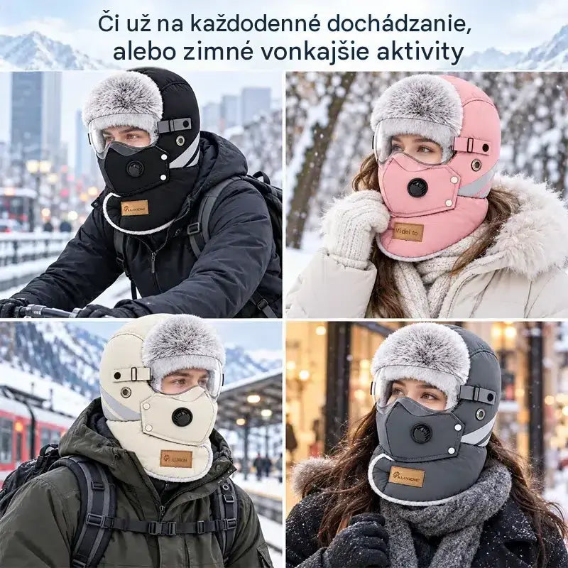 🧢👍Zateplená cyklistická čiapka do chladného počasia – vetruodolná, s ochranou uší