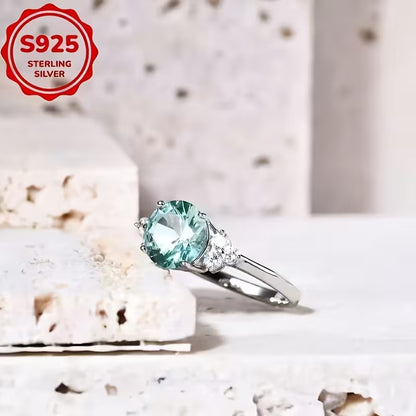 🎁【Αγοράστε 1, πάρτε 1 δωρεάν】💖💎Γυναικείο δαχτυλίδι Moissanite από ασήμι 925