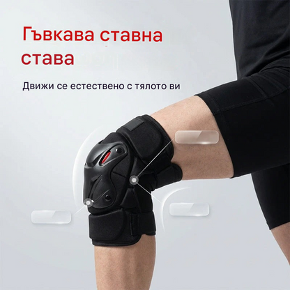 🏍️ Възползвайте се от 40% отстъпка, когато купувате сега! 🛡️ Комплект бандажи за колене и лакти за мотоциклет – Удароустойчиви, с регулируеми презрамки и дишаща подплата – безопасност, необходима за шофиране, каране на кънки или каране на велосипед 💪
