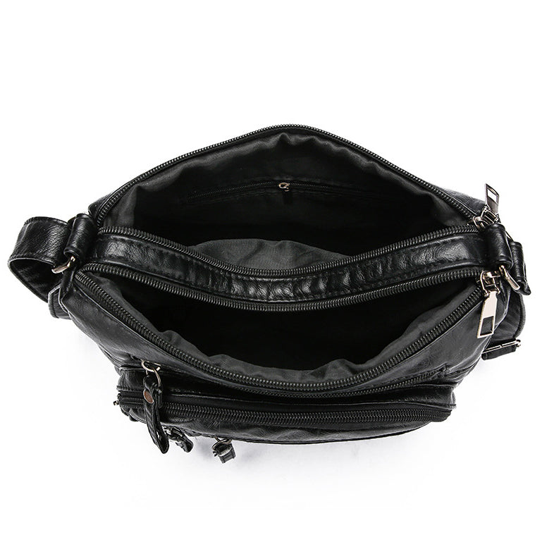 💥【45% OFF】👜2026 új, nagy kapacitású puha bőr válltáska/crossbody táska