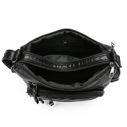 💥【45% OFF】👜2026 új, nagy kapacitású puha bőr válltáska/crossbody táska