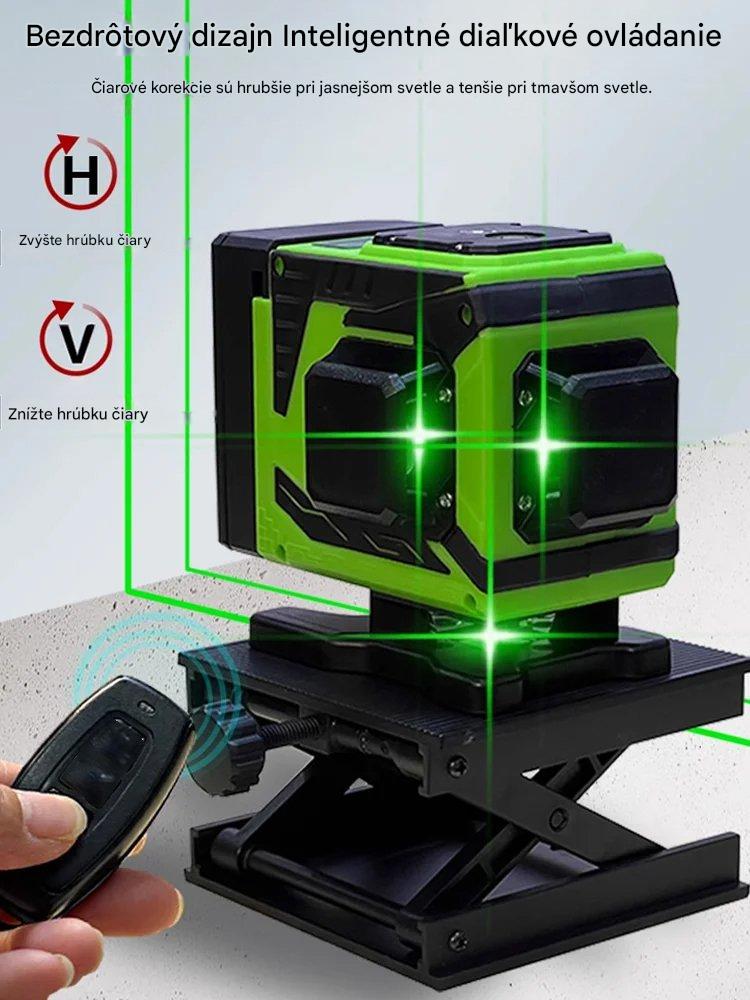 🧰16-riadkový samonivelačný laserový nivelačný nástroj so zeleným svetlom