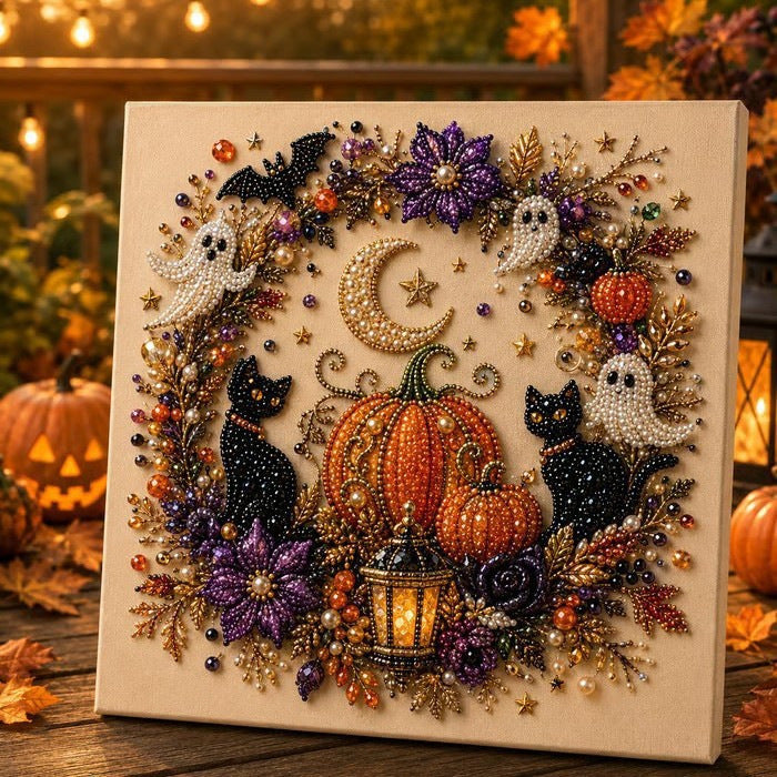 👻✨ Halloween gyöngy kézműves készlet: Változtass apró gyöngyökből ijesztő és imádnivaló varázslatos dolgokat.