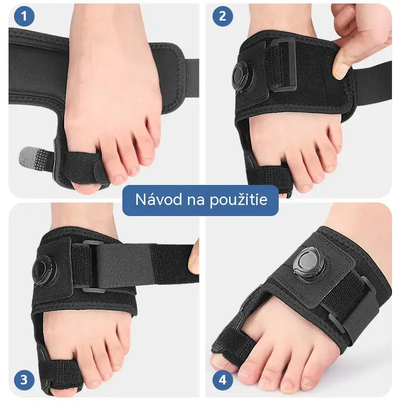 【2 kusy】Profesionálne korektory prstov s nastaviteľnými gombíkmi na fixáciu a oddeľovanie prstov, zmiernenie bolesti. Univerzálna veľkosť.