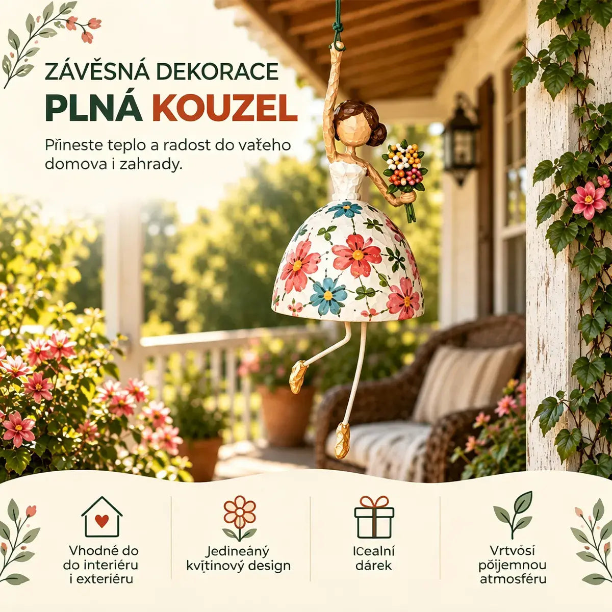 ✨Zábavná závesná ozdoba v štýle tanečnice