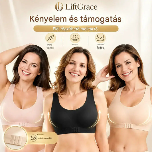 🎉UTOLSÓ AKCIÓS NAP - 60% KEDVEZMÉNY⚡Könnyen kapcsolható elöl és keresztpántos hátú melltartó, tartásjavítással és merevítő nélküli melltartóval, ami teljes támaszt és kényelmet biztosít
