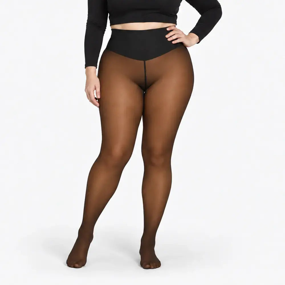 ✨【XS–3XL / 4 szín】Tél se legyen akadály! Meleg harisnya, ami bőrnek látszik 🥰