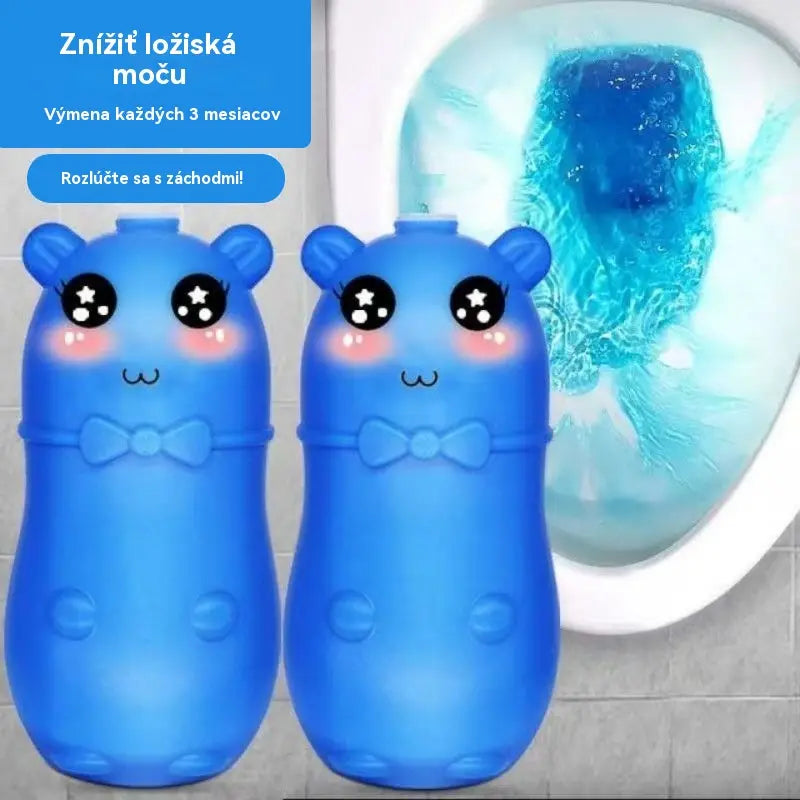 🚽💦【Kúpte 2 a dostanete 3 zadarmo】💥Čistiaci prostriedok na toalety v tvare medvedíka s vlastnosťami odstraňovania škvŕn, proti zápachu a odolný.
