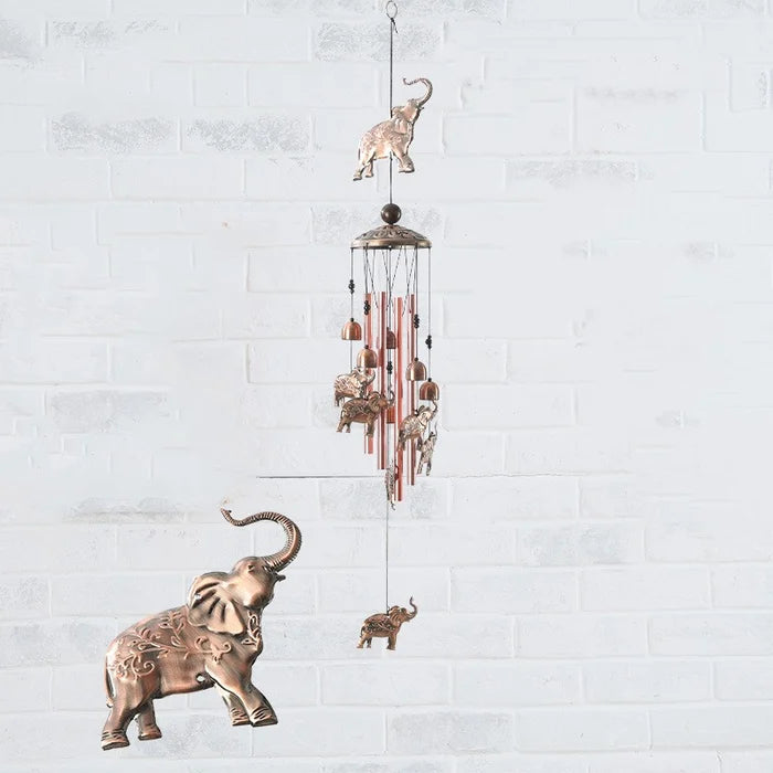 🌈🌈Čistá ručne vyrobená medená veterná zvonkohra