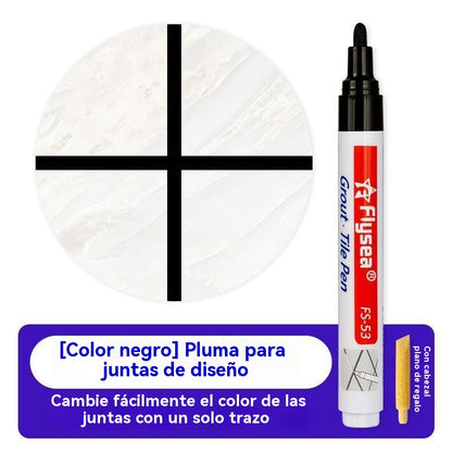 ✨【2 piezas】Bolígrafo reparador de lechada de azulejos: elimina el moho y cubre las grietas 🏠🎁