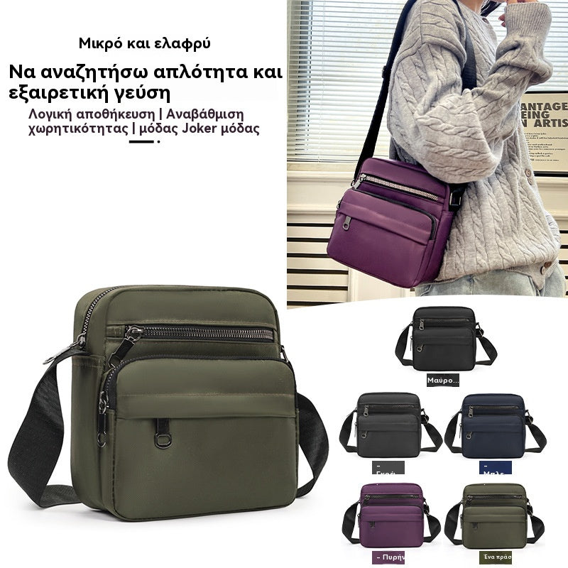 💟【Akce - snížení cen】👜2025 Malá dámská taška přes rameno s více přihrádkami, voděodolná pro dojíždění