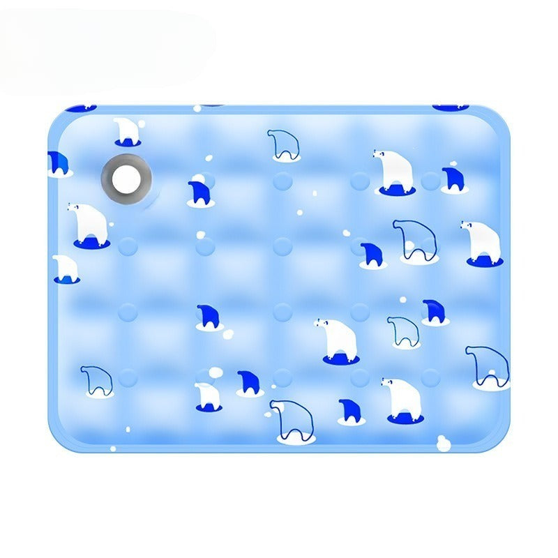 ❄️ Hűtse le kedvencét azonnal – Gyors vízaktivált hűtő jégmatrac (karcolásálló, szivárgásmentes) – Utánvétes 🐾🧊