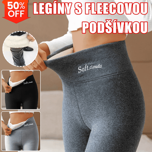 🔥【S-5XL】Nové módne nohavice s vysokým pásom, teplé nohavice, bavlnené nohavice