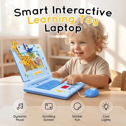 🧸 Interaktívna simulačná hra na notebooku - Svetlá, zvuky a vzdelávacie hry - Hravo rozvíja detskú kreativitu a motorické zručnosti 🎵