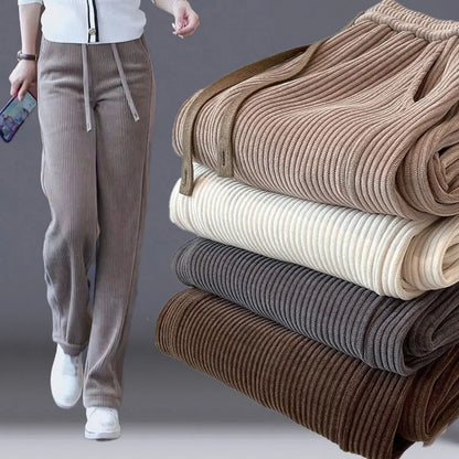 🔥【Kup jeden a jeden dostaneš zdarma】👖 Nové sametové ležérní kalhoty se širokýma nohama, velmi pohodlné na nošení.