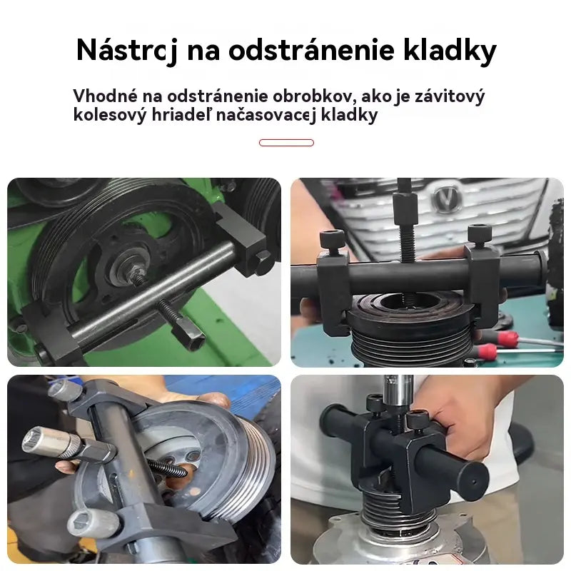 🚗🎁【Alat za skidanje navoja remenice radilice】alat za skidanje zamašnjaka motora