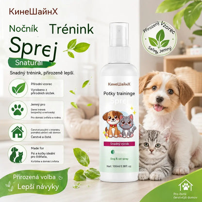 🐶🐱 Sprej na výcvik čistoty pro psy a kočky – podporuje výcvik čistoty ✨