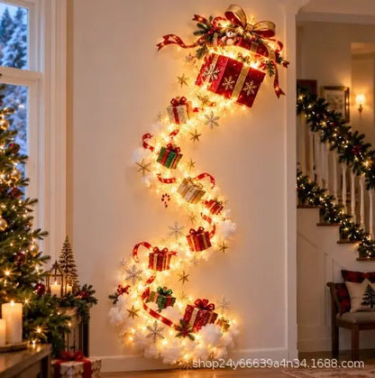 🎅 Hóember fali lámpa álomszerű világítással – azonnal feldobja a karácsonyi hangulatot! ✨