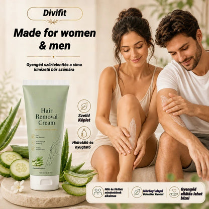 ✨【Fizessen 1 kap 1】Divifit™ Természetes Gyengéd Szőrtelenítő Krém | Nőkre és Férfiakra, Érzékeny Bőrre🌿🎁