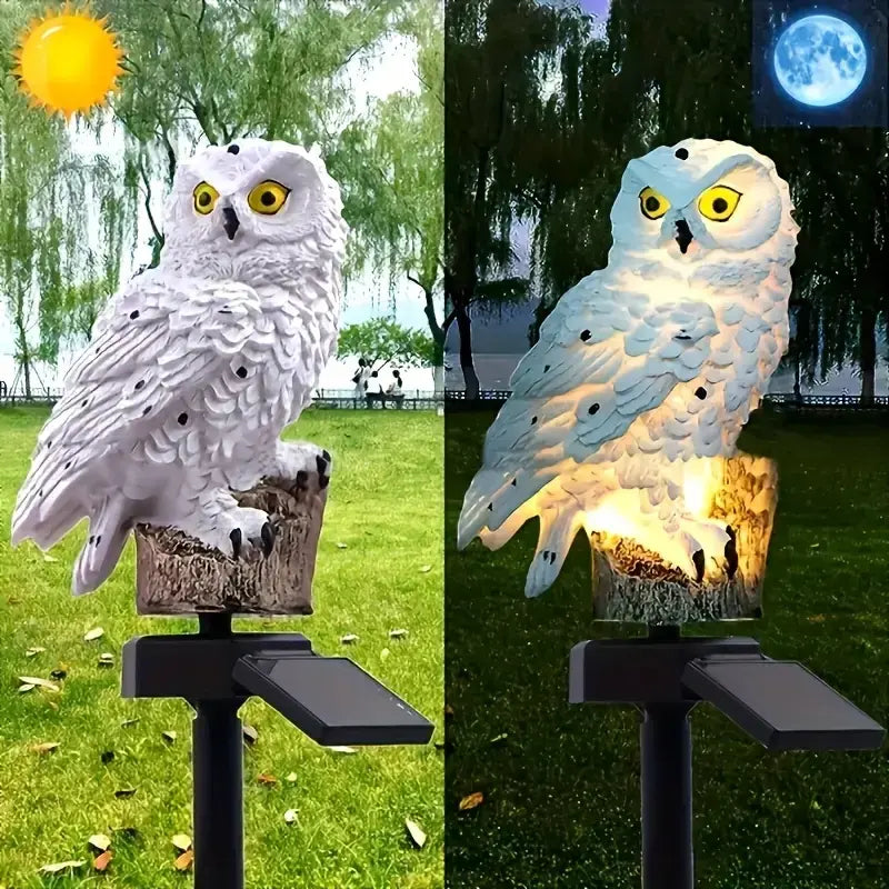 [Vásároljon egyet, kapjon egyet ingyen] 🦉 Dekoratív napelemes bagolyfény – Vigyen meleg fényt kertjébe