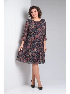 【🥇 Best Seller】💥👗【S-5XL】 Νέο ανοιξιάτικο εμπριμέ φόρεμα 2025