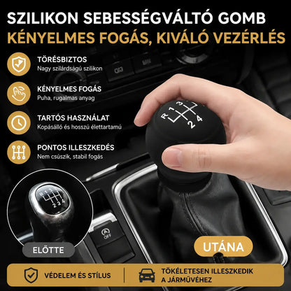 🔥5 darab 7900 Ft ✨ Adj új külsőt autódnak ezzel a szilikon sebességváltó borítással 🚘